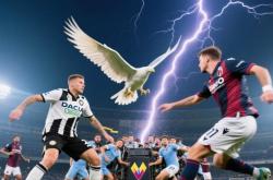 1xbet体育地址-意甲比赛中球员的强力射门，打破僵局取胜